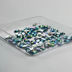 Chaton Navete Chapada Azul 4x8mm - 5 gramas