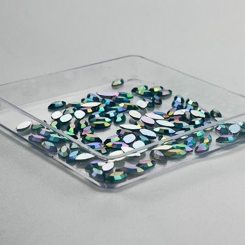 Chaton Navete Chapada Azul 4x8mm - 5 gramas