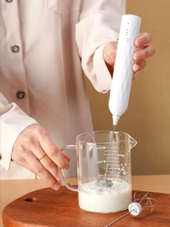 Batidor Espumador carga USB Para batir Cafe Leche huevos - tienda online