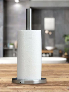 Portarrollo Cocina Mesa Porta Rollo Acero Inoxidable - comprar online