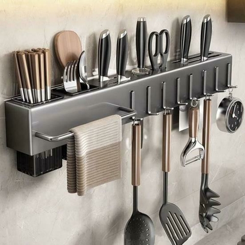 Organizador Cocina 50cm Colgante utensilios para Pared/alacena - comprar online