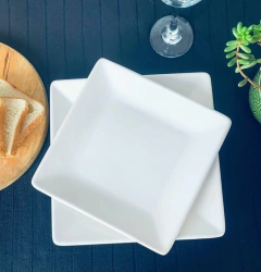 Plato Cuadrado Ceramica X6 26x26 Cm en internet