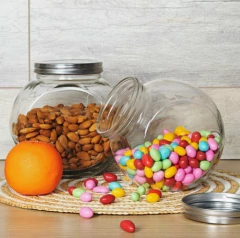 Frascos Vidrio 2 Posiciones Tapa Acero 4000 ml Gigante en internet