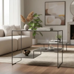 Mesa Recibidor Industrial Organizador Estanteria 3 Niveles en internet