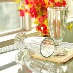 Set X6 Copas de Vidrio estilo Milkshake - tienda online