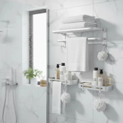 Set Toallero + 2 Repisas Rectangular - comprar online