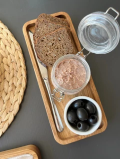 Set x 3 Bandejas Madera Bambu Rectangular Picada Desayuno Sushi - comprar online