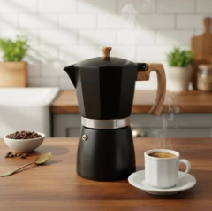 Cafetera Tipo Italiana Express 12 Pocillos Negra - comprar online