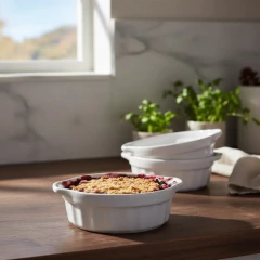 Imagen de Cazuelas X12 Blanca Ceramica