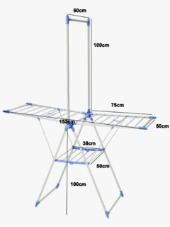 Tender Con Perchero Acero Pintado Con Colgador P/perchas