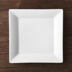 Plato Cuadrado Ceramica X6 23x23 Cm en internet