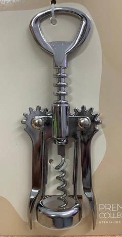 Sacacorcho Destapador Doble Aleta Acero Inoxidable - tienda online