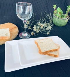 Imagen de Plato Rectangular Ceramica x 6 30x17