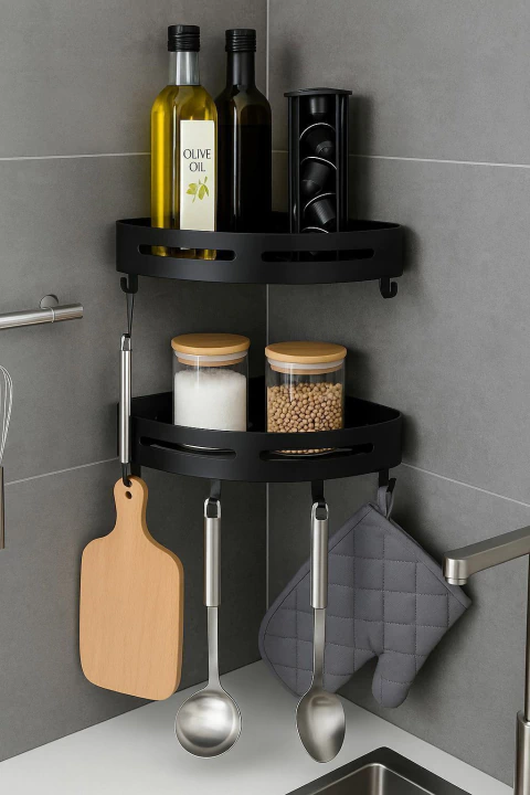 Repisas esquinera Aluminio Multiuso X2 Para Pared - comprar online