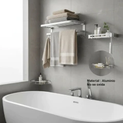 Set Toallero + 1 Repisa Rectangular + 1 Repisa esquinera en internet