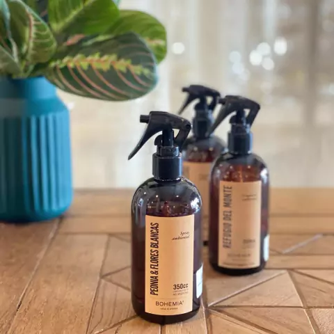 AMBIENTAL 350CC PEONIA Y FLORES BLANCAS