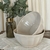 ENSALADERA FACETADA BEIGE GRANDE