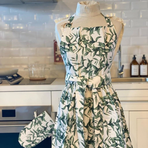 DELANTAL EUCALIPTO GREEN