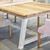 MESA DE MADERA CON PATA DE HIERRO DE 1,30X2,78X0,76H. en internet