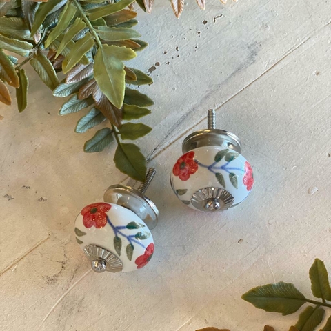 TIRADOR RED FLORES ROJAS HOJAS