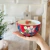 BOWL FLOREADO FONDO ROJO