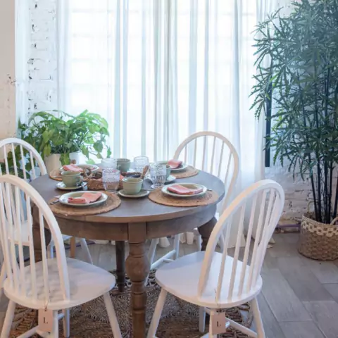 SILLA WINDSOR MADERA BLANCA