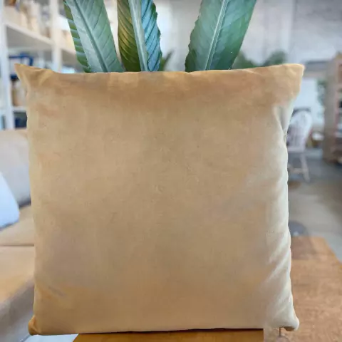 ALMOHADON ORLEANS PANA OCRE 60X60CM