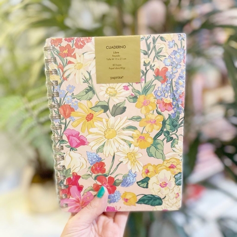 CUADERNO A5 TAPA DURA LIBRE RAYADO