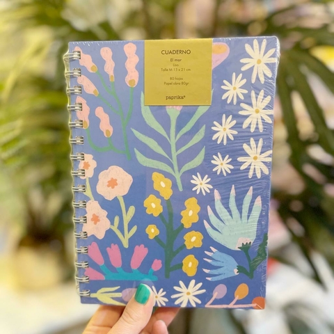 CUADERNO A5 TAPA DURA EL MAR LISO