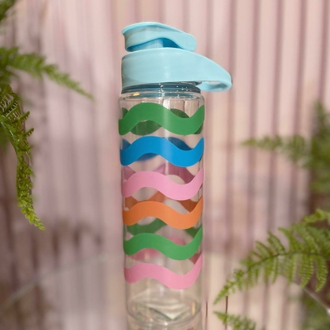 BOTELLA 750ML TODO LO BUENO CELESTE PASTEL