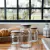 FRASCO DE VIDRIO C/TAPA MADERA 1050 ML - comprar online