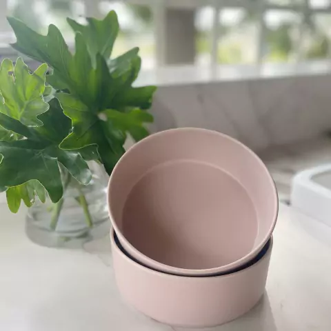 BOWL DE MELAMINA ROSA 15,5X6H CM