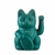 LUCKY CAT 15 CM VERDE PETROLEO