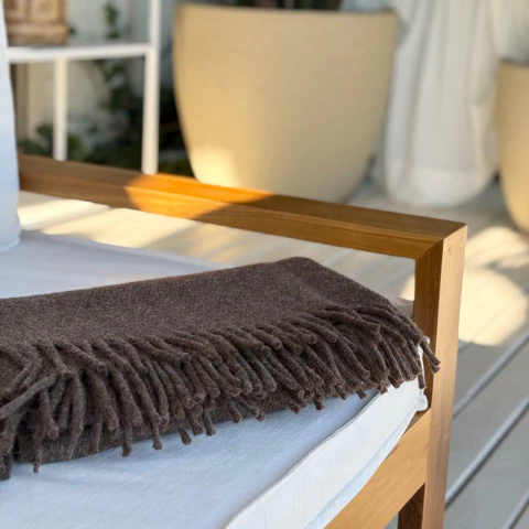 PIE DE CAMA CHOCOLATE 80X220 CM