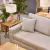 SOFA 220X100 CM C/FUNDA TUSSOR GRIS