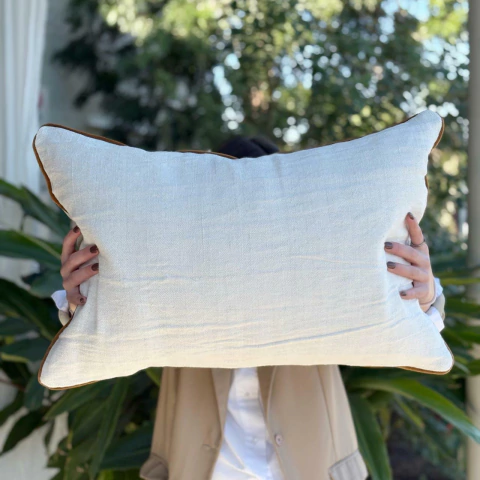 ALMOHADON CORDON OXIDO 60X40 CM