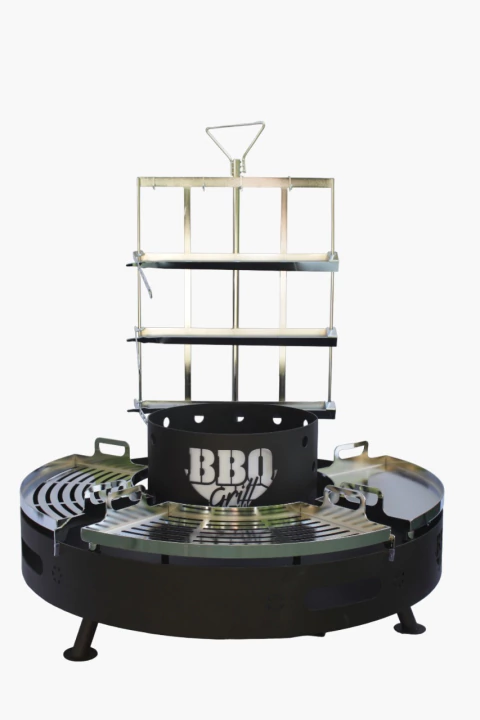 PARRILA/ASADOR EN CRUZ 110X100X133 CM