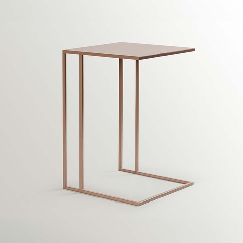 MESITA DE ARRIME HIERRO Y CHAPA