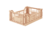 CANASTO PLEGABLE MIDI 40X30 ROSA VIEJO
