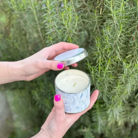 VELA DE CERA DE SOJA (TILO) LATA