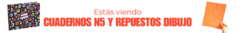 Banner de la categoría Carpetas N5 y Repuestos dibujo