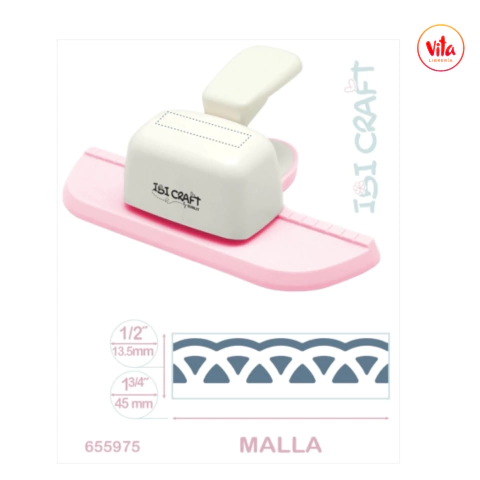 Perforadora artistica de guardas JUMBO "MALLA" IBICRAFT