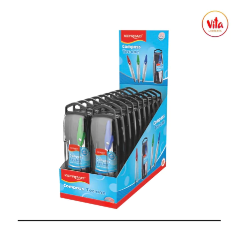 Compas metalico con mina keyroad - comprar online