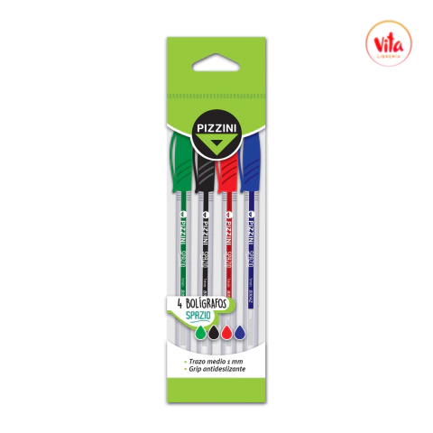 Boligrafo spazio pizzini 1mm x4 - comprar online