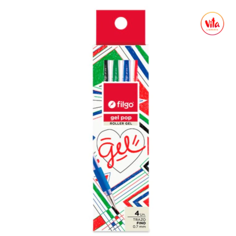 LAPICERA GEL FILGO X 4 - comprar online