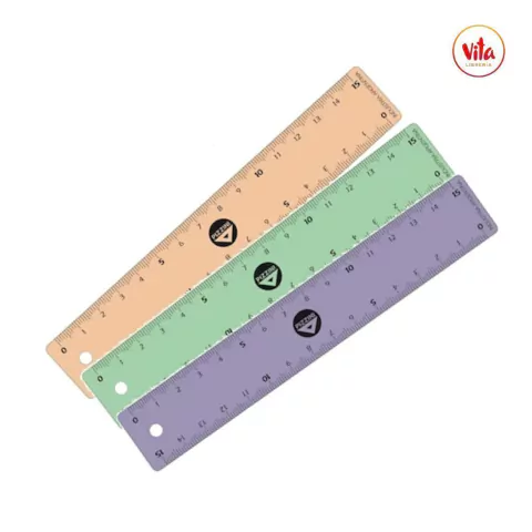 REGLA PIZZINI PASTEL 15 cm