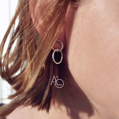 A068 Aros Doble Círculo (Par) - comprar online