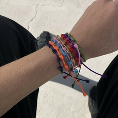 P126 Pack Pulseras Siete Nudos (Sin Dije) - comprar online