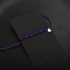 P116F Pulsera Siete Nudos Kids (Violeta)