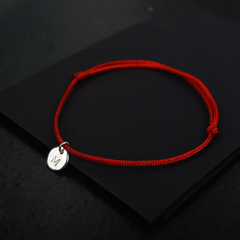 P106A Pulsera Uma Inicial Discos colgantes 8mm en internet